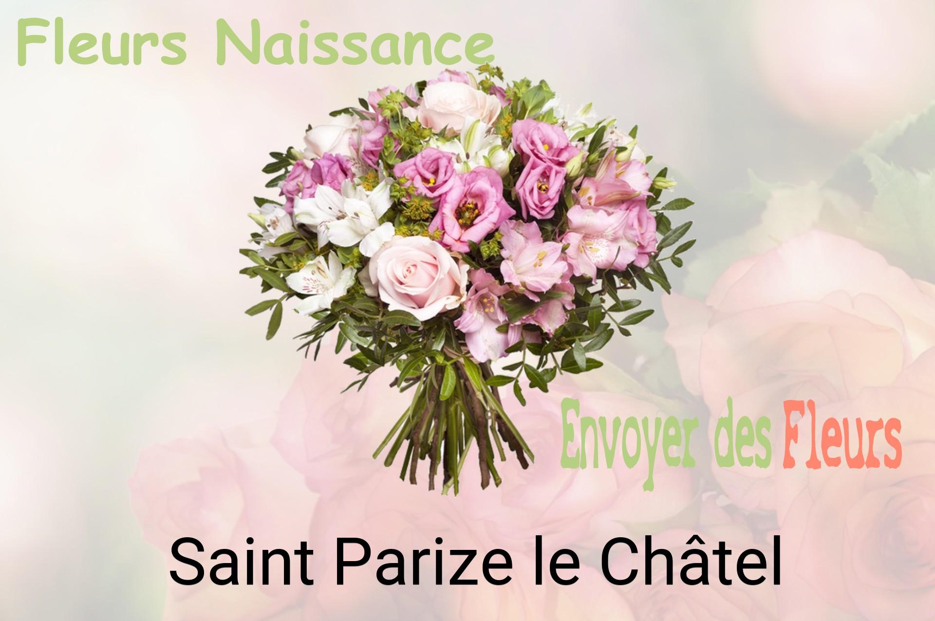 Bouquet de fleurs de naissance livré à Saint-Parize-le-Châtel
