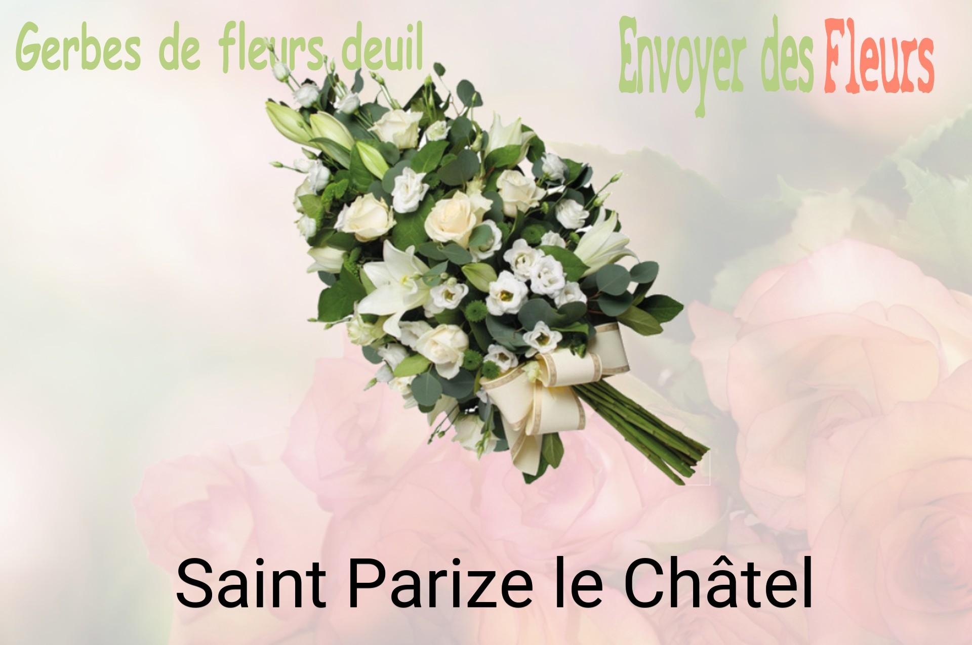 Gerbe de fleurs de deuil livrée à Saint-Parize-le-Châtel